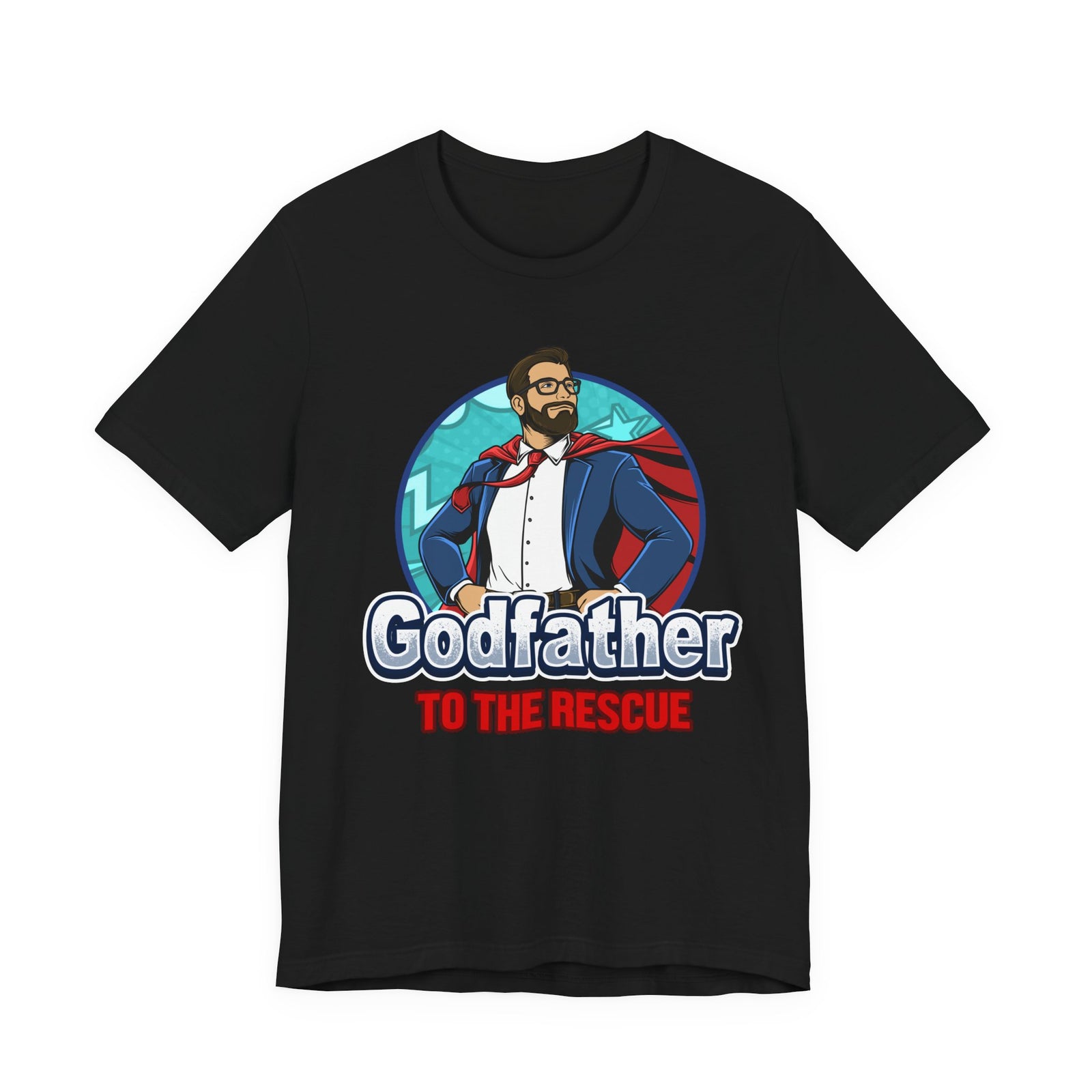 Godfather to the Rescue T-Shirt – Funny Superhero Tee