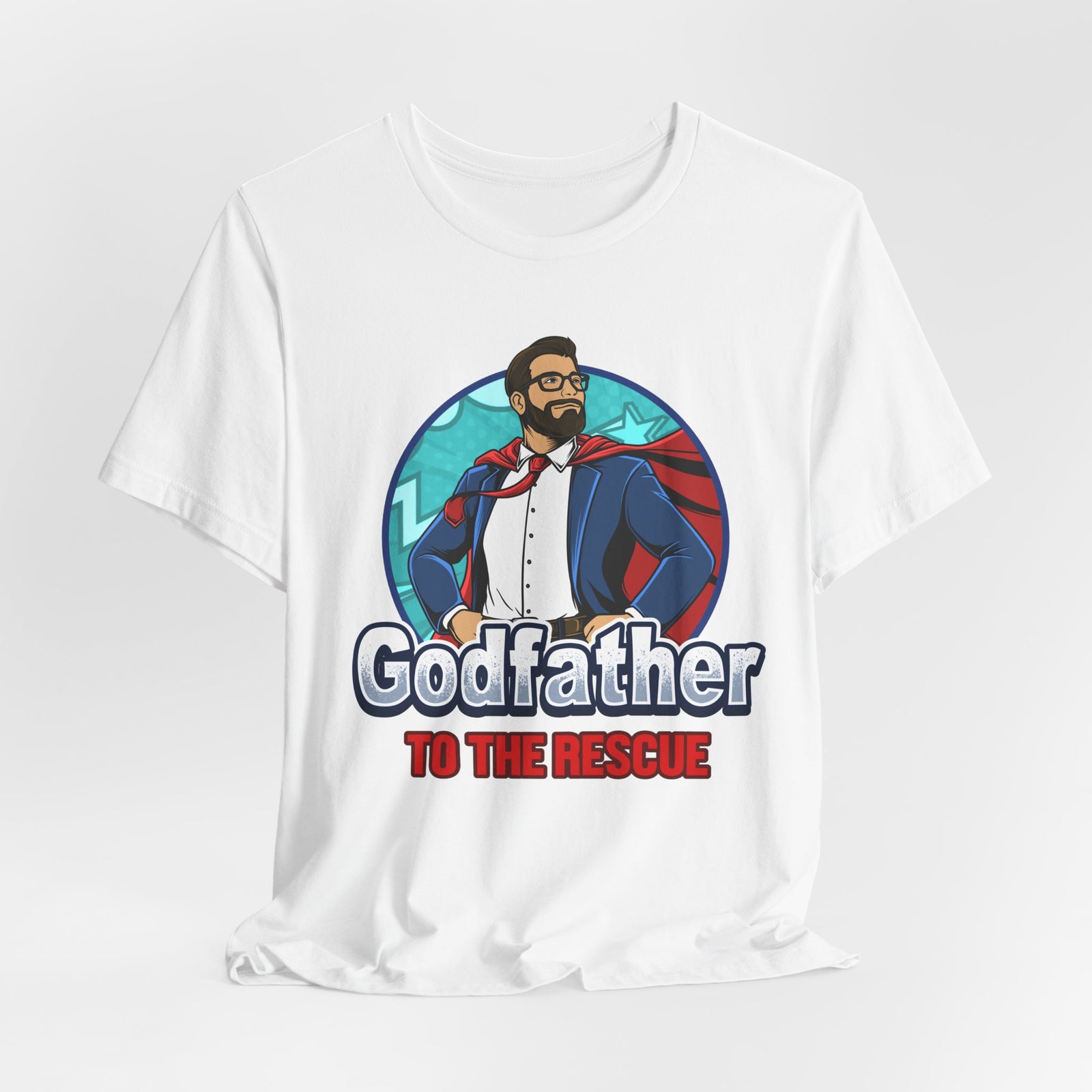 Godfather to the Rescue T-Shirt – Funny Superhero Tee