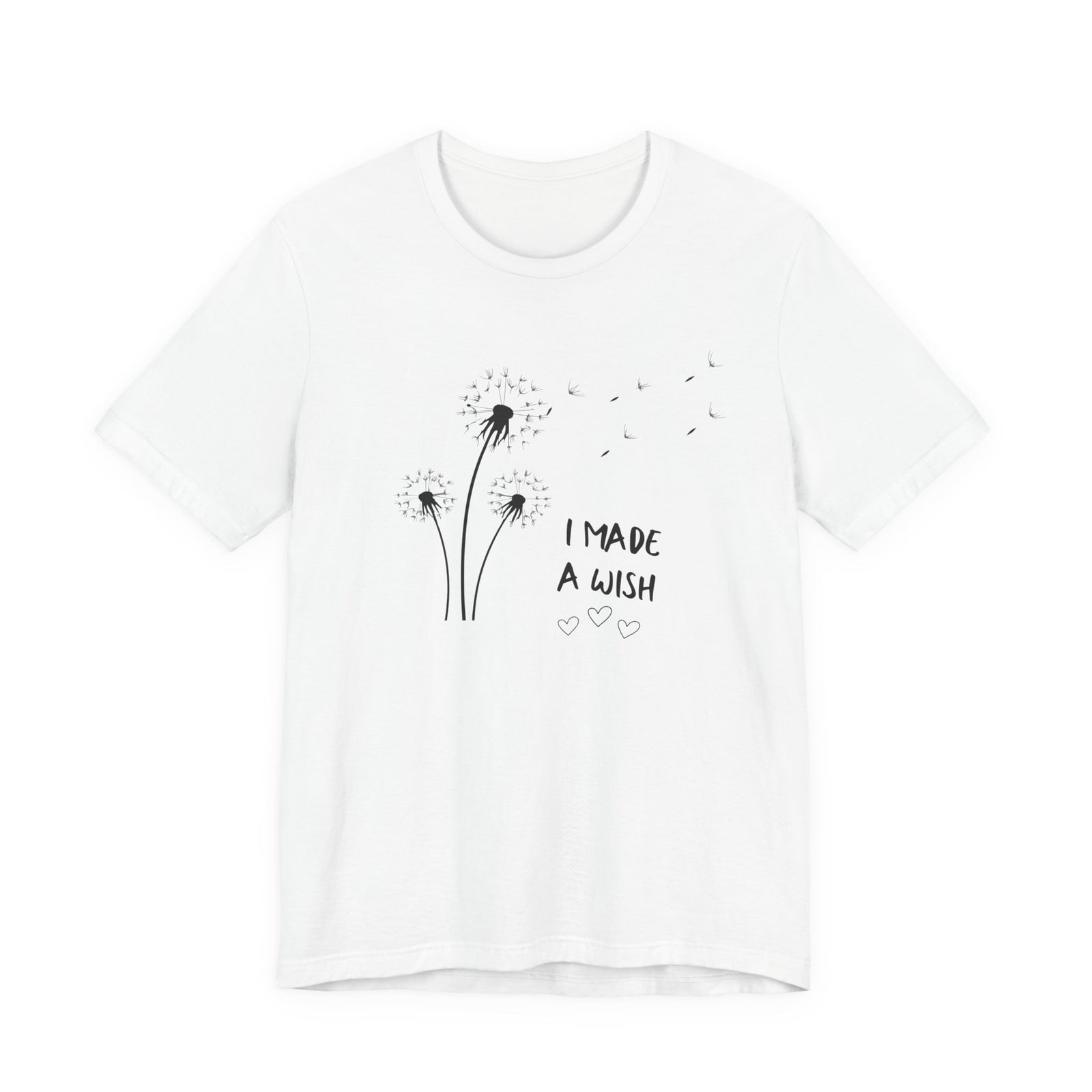 T-Shirt — 'I Made a Wish' Dandelion Graphic Tee