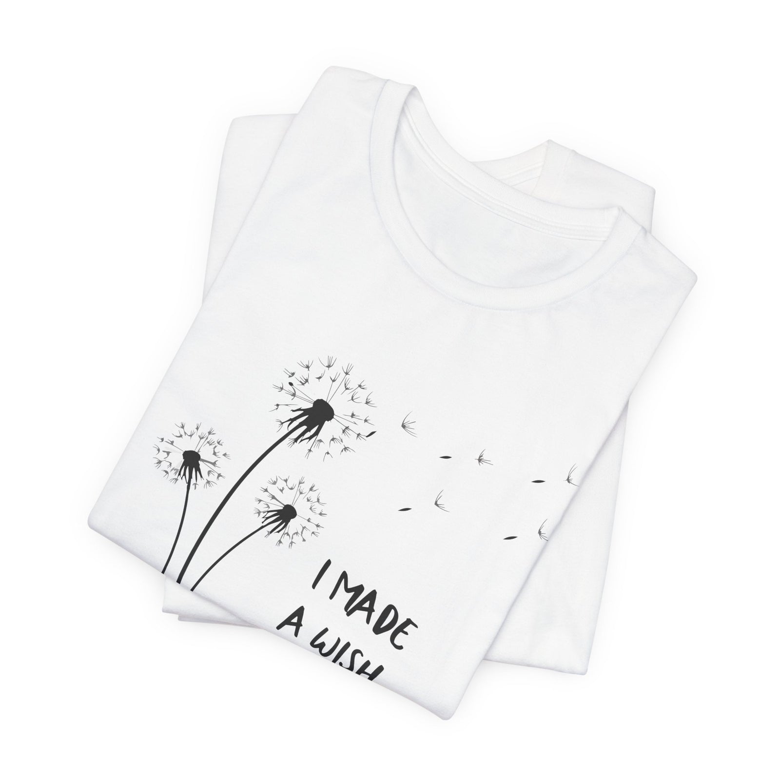 T-Shirt — 'I Made a Wish' Dandelion Graphic Tee