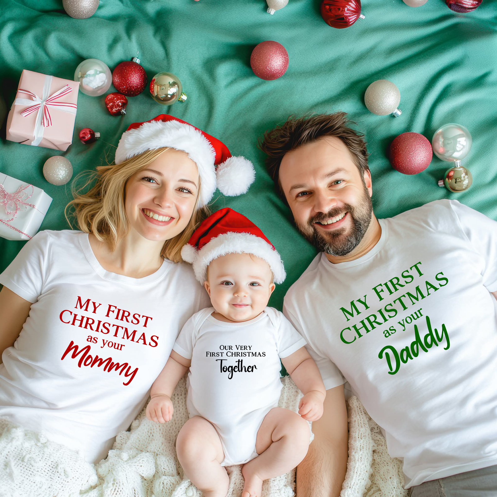 Our Very First Christmas Together – Family Matching Bundle