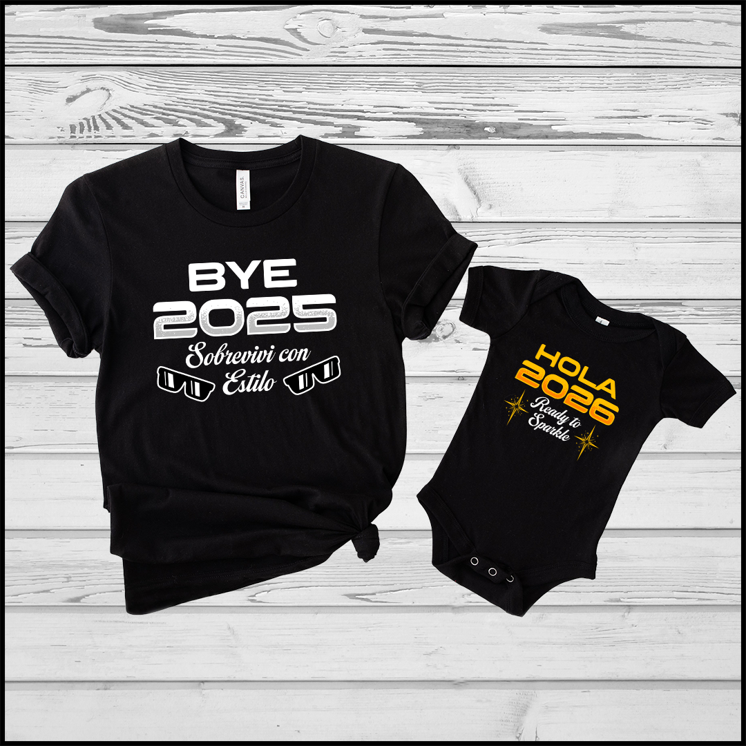 BYE 2025 Sobreviví con Estilo + HOLA 2026 Ready to Sparkle Set
