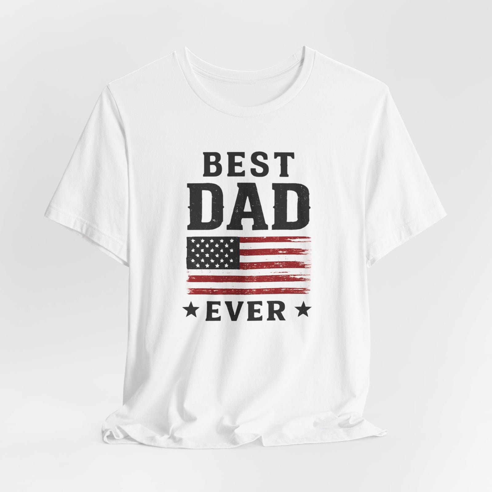 Best Dad Ever American Flag T-Shirt