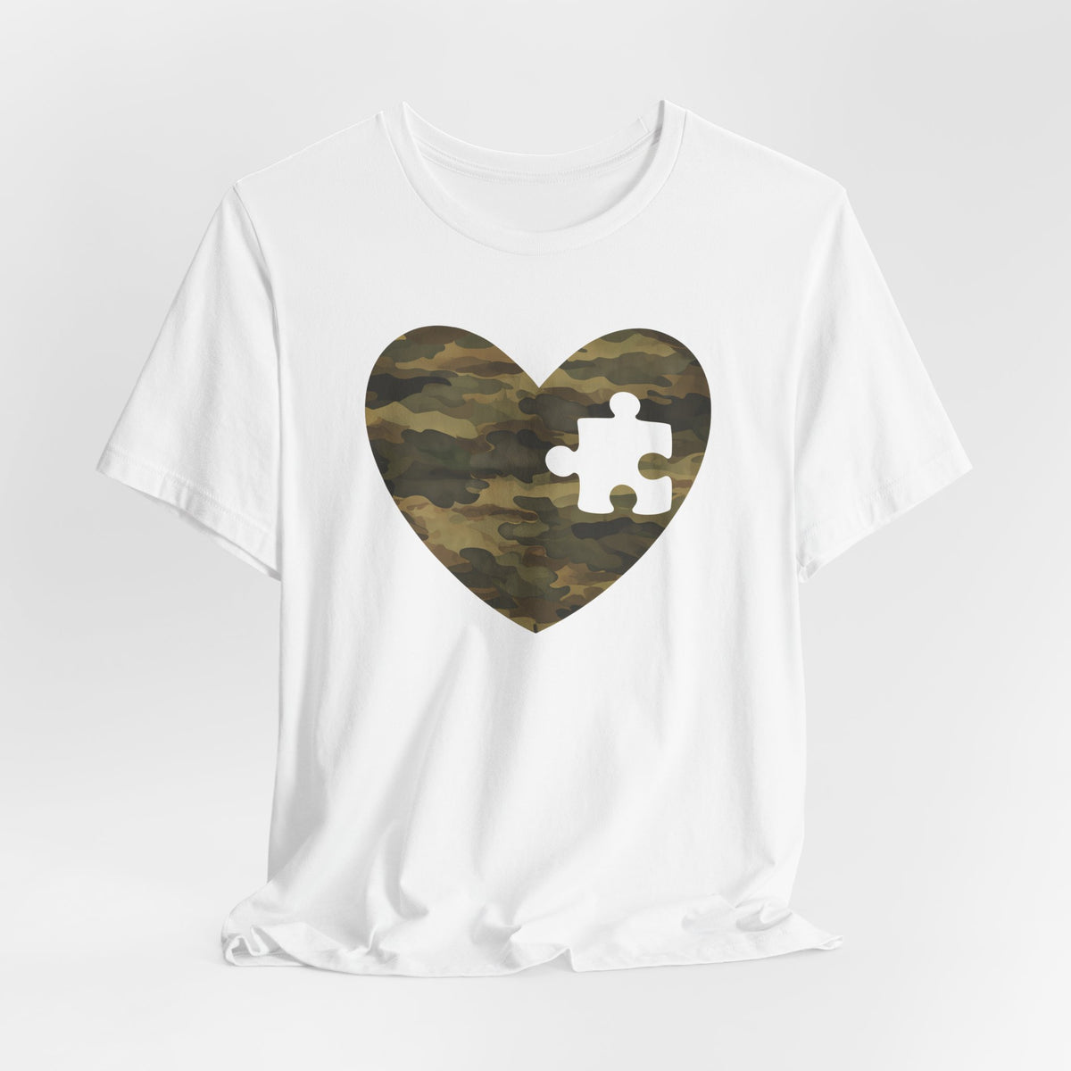 Camo Heart Puzzle Tee