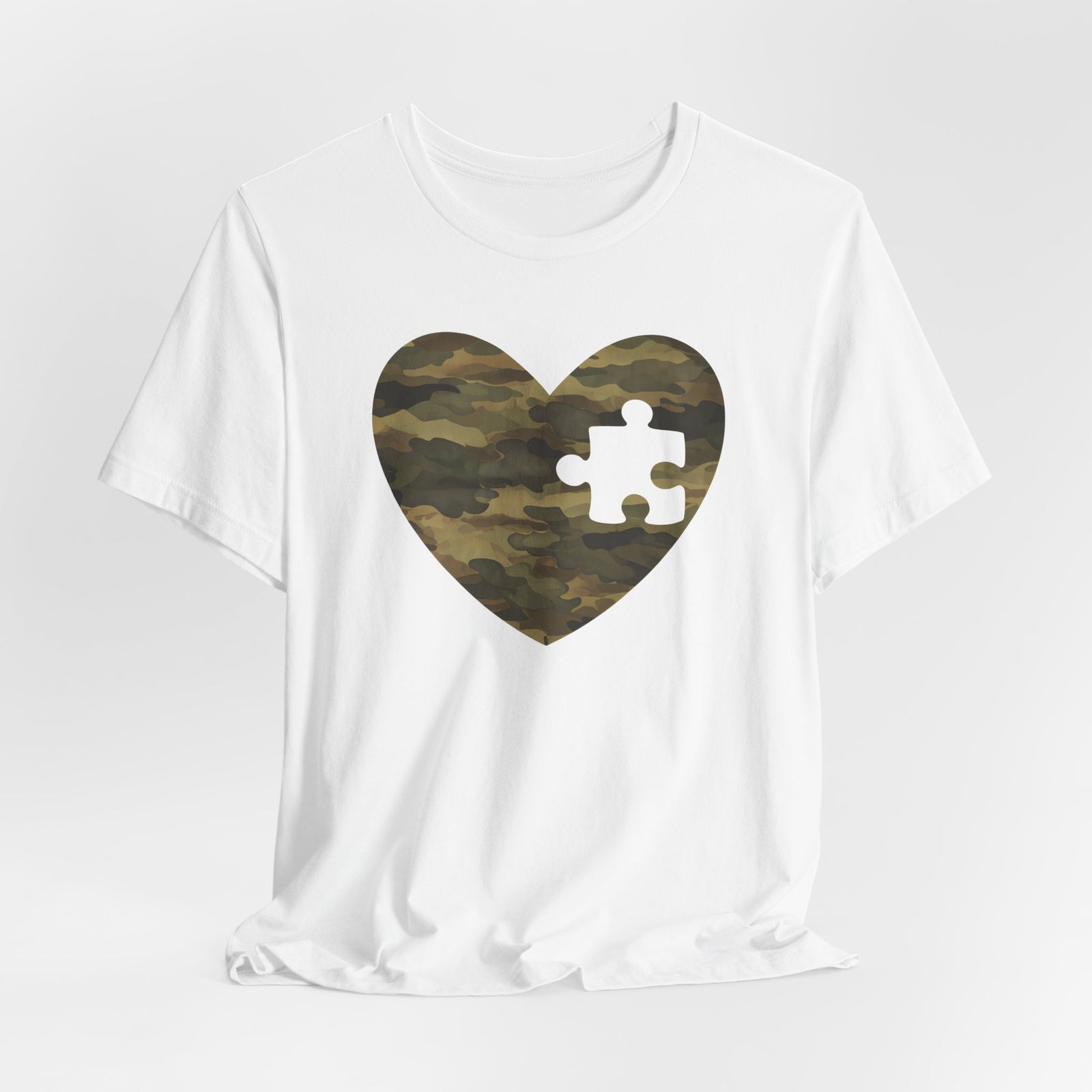 Camo Heart Puzzle Tee
