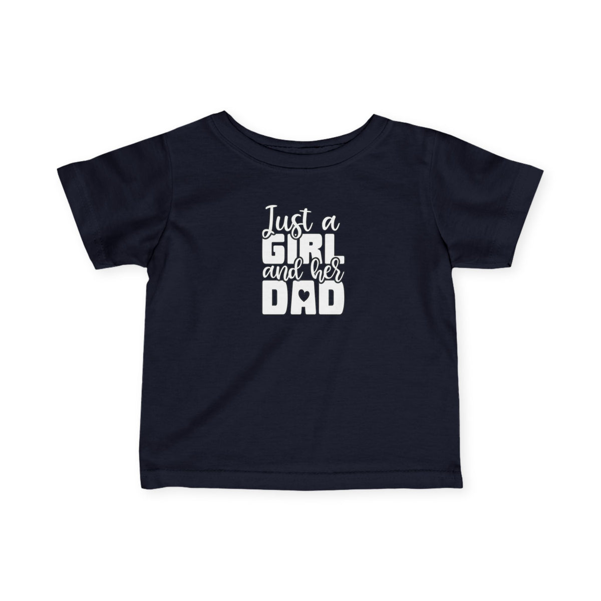 Just a Dad and his Girl, Matching bundle, white letters
