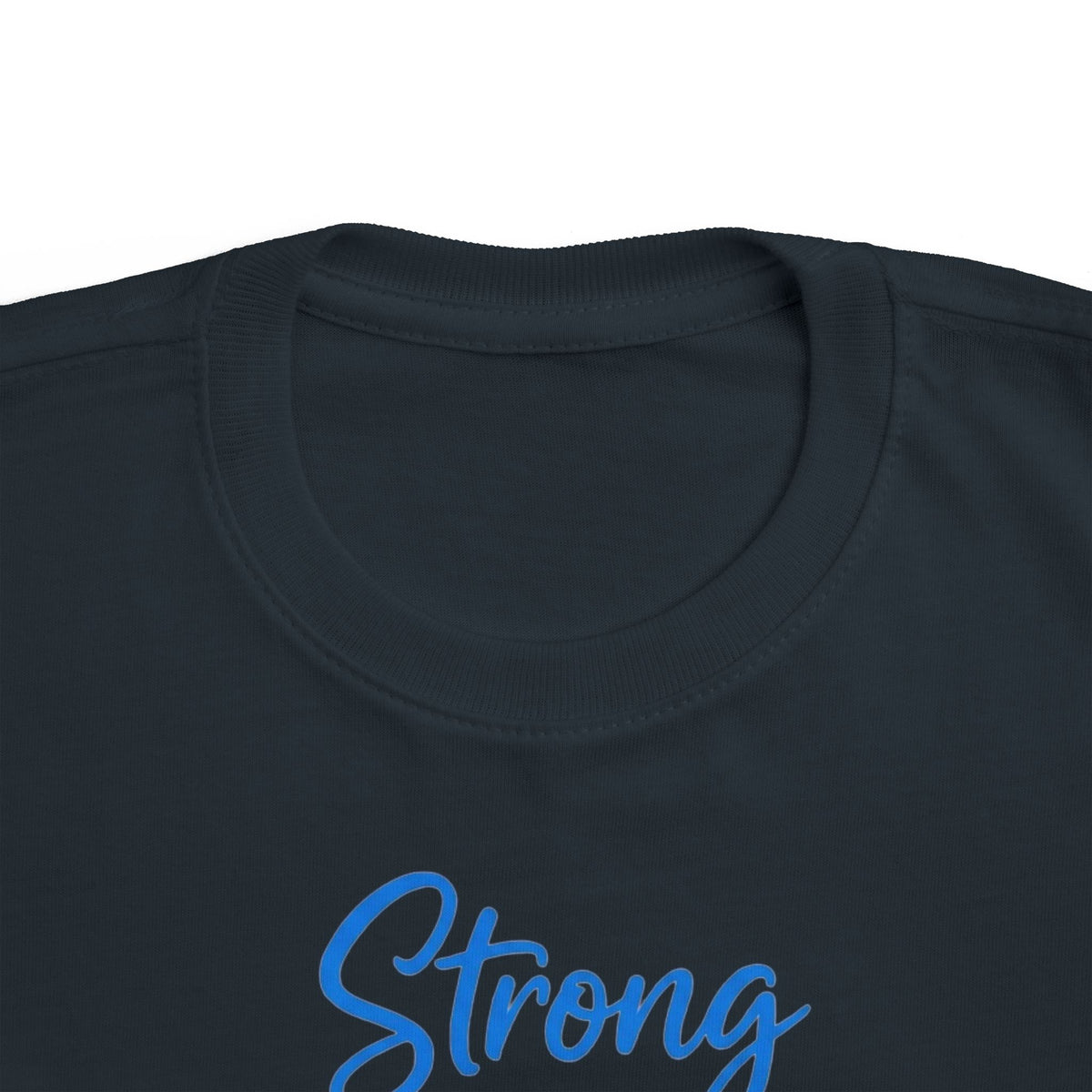 Strong Like Mom Toddler Tee — Black shirt