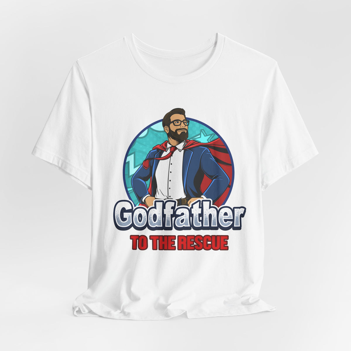 Godfather to the Rescue T-Shirt – Funny Superhero Tee