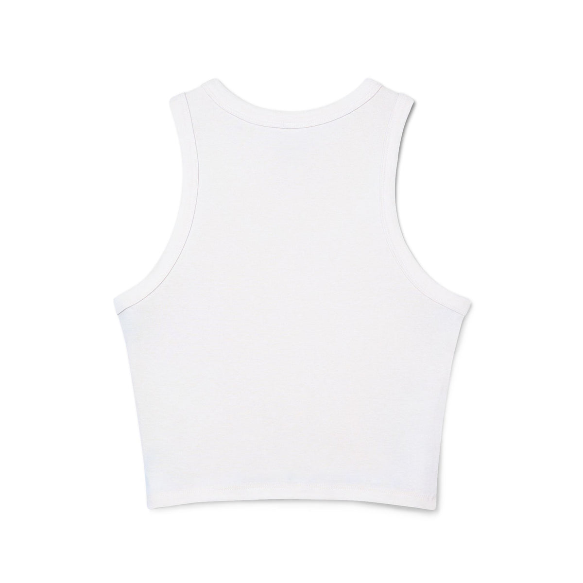 Mama of God Racer Tank Top — Pink Striped Christian Graphic Crop