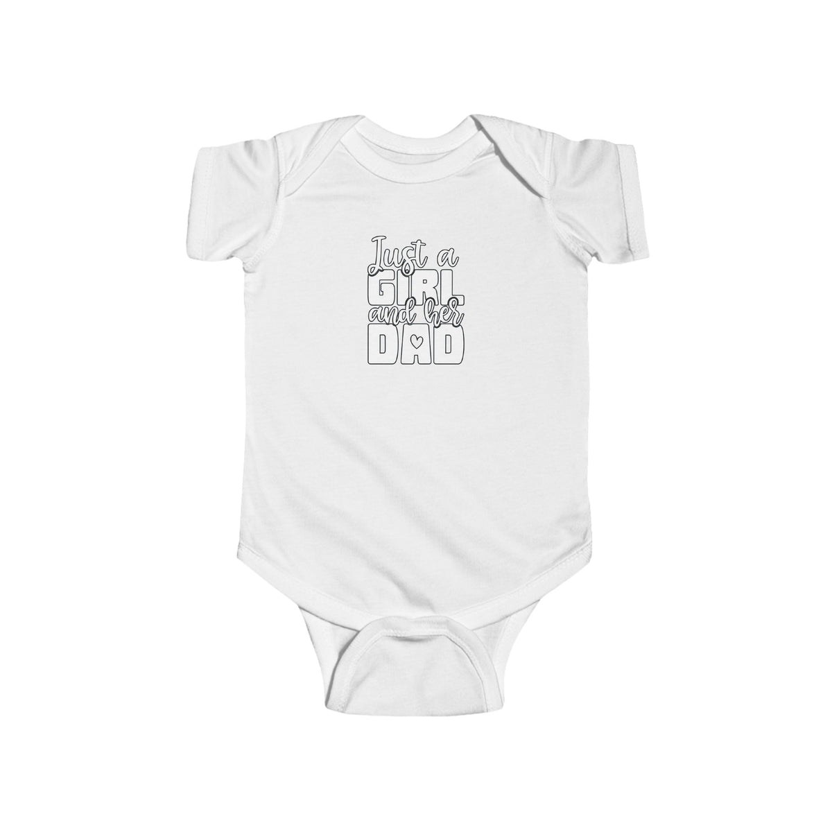 'Just a Girl and her Dad', Baby onesie