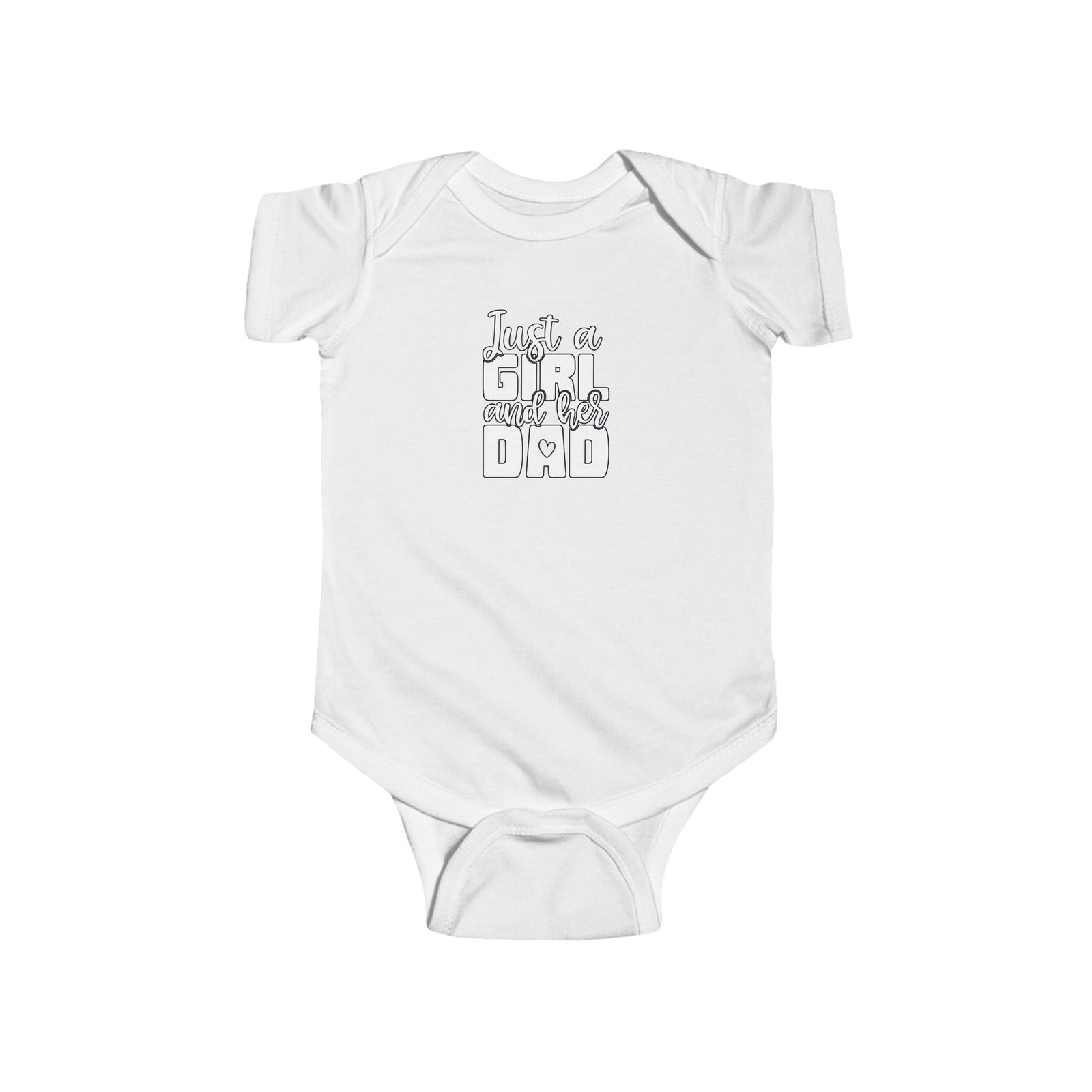'Just a Girl and her Dad', Baby onesie