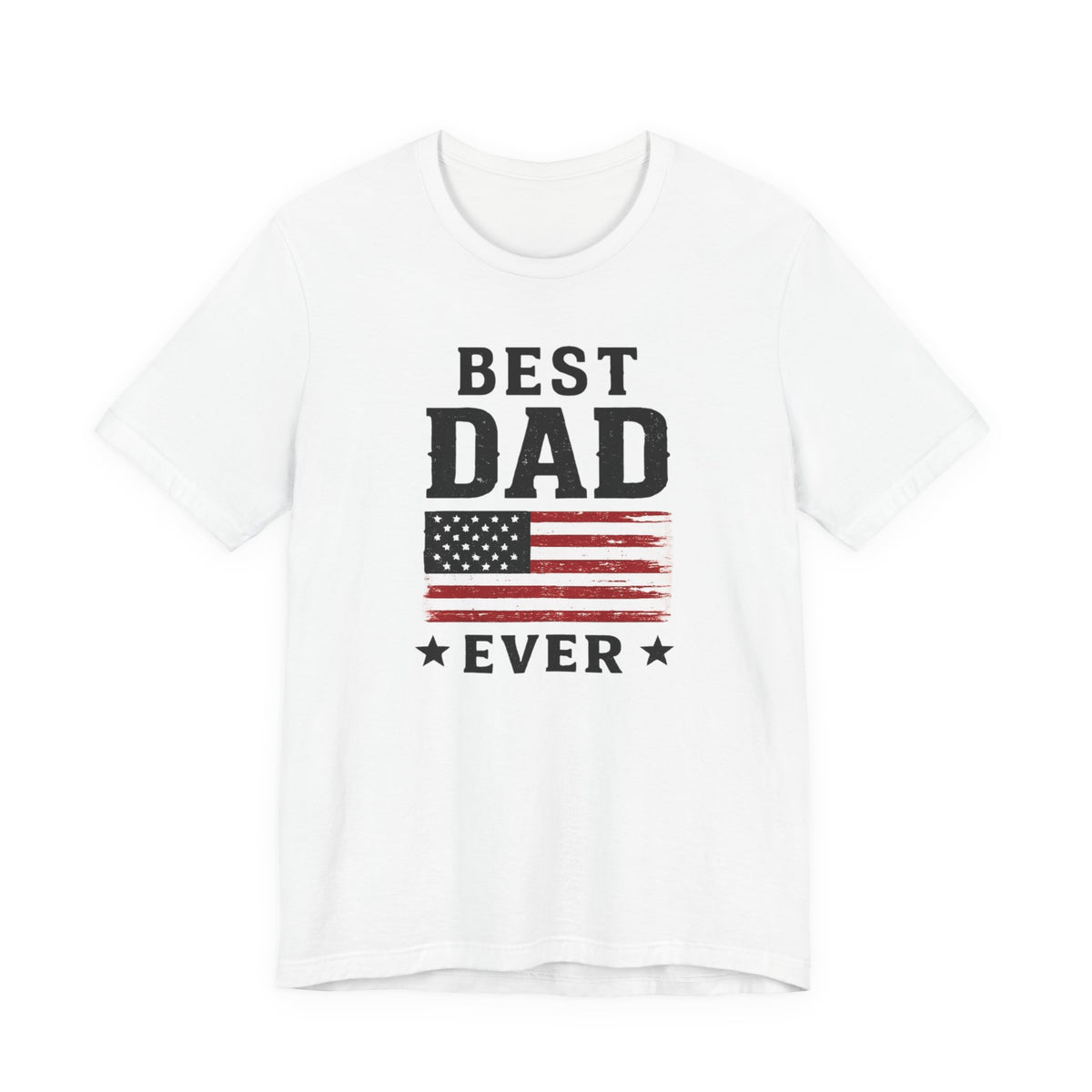 Best Dad Ever American Flag T-Shirt