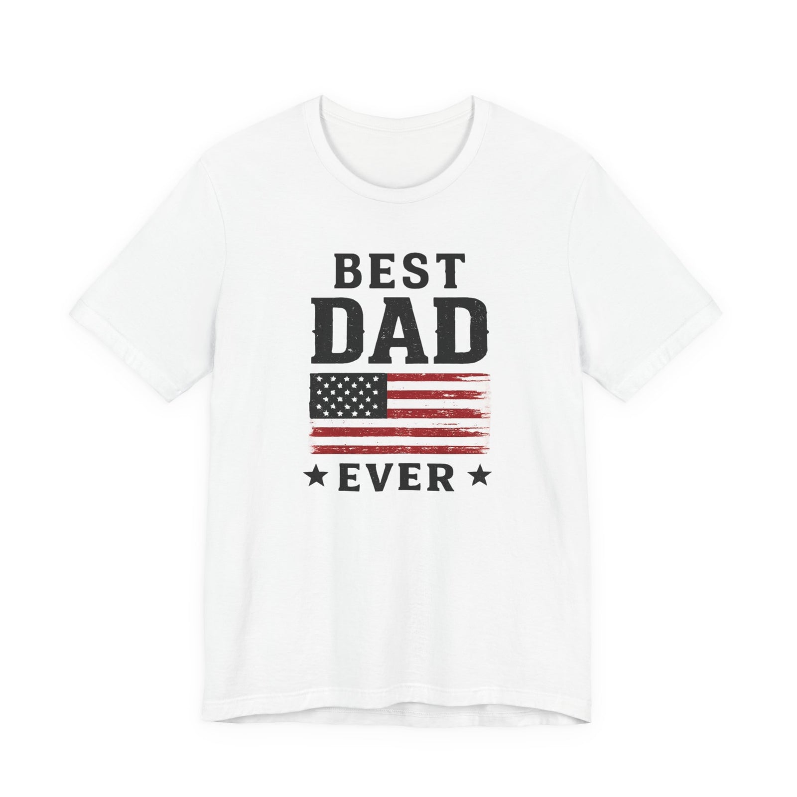 Best Dad Ever American Flag T-Shirt
