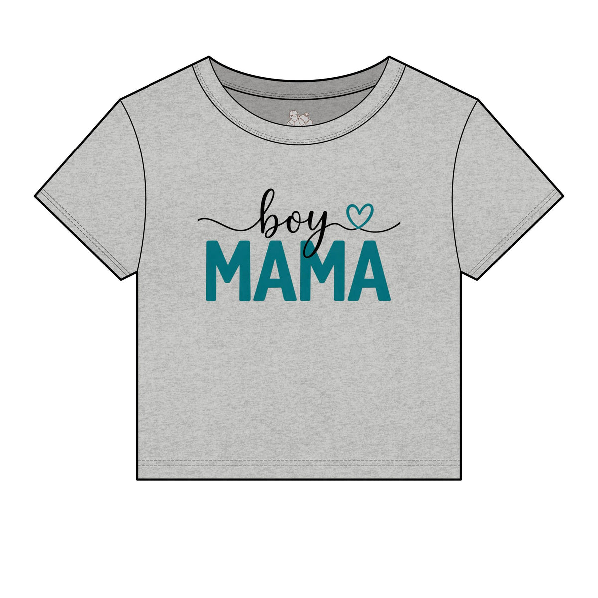Boy Mama, Crop Tee