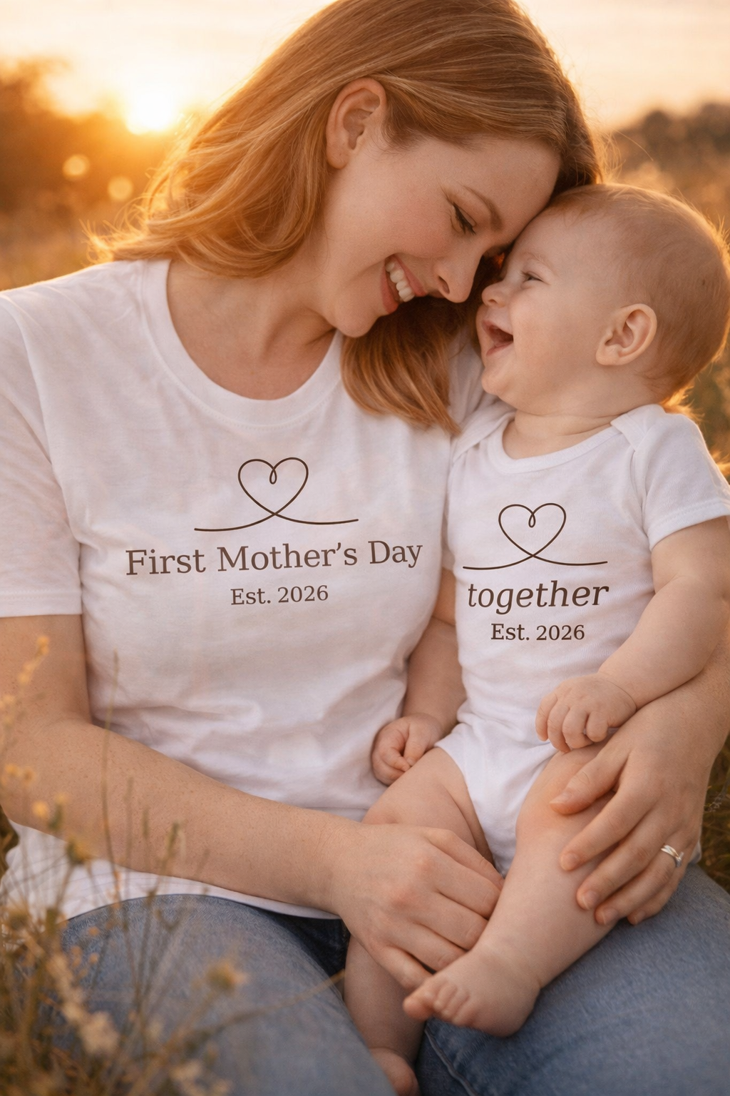 Mama &amp; Me, Est. 2026 ,Our First Mother’s Day Set