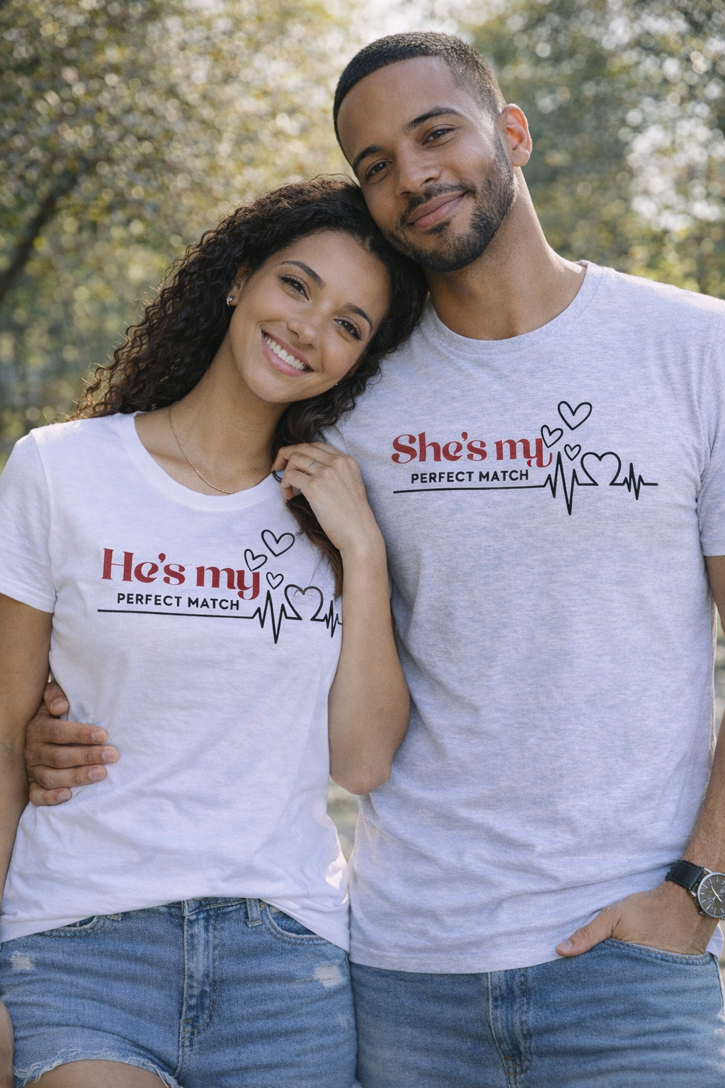 He's my Perfect Match &amp; She is myPerfect Match, Deluxe couple bundle